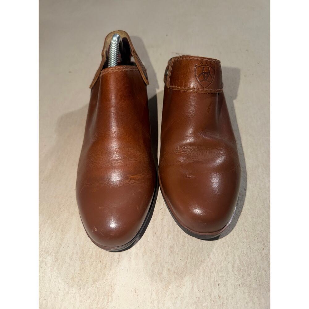 Ariat women’s brown leather mules shoes - Picture 3 of 16